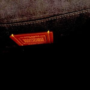 Beautiful Metallic Blue Coach Bag